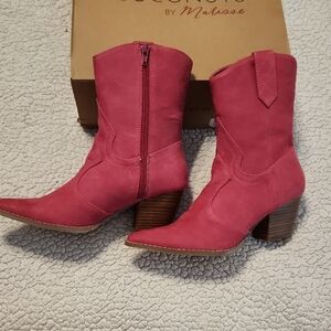 Matisse Women's Pink Western Boots